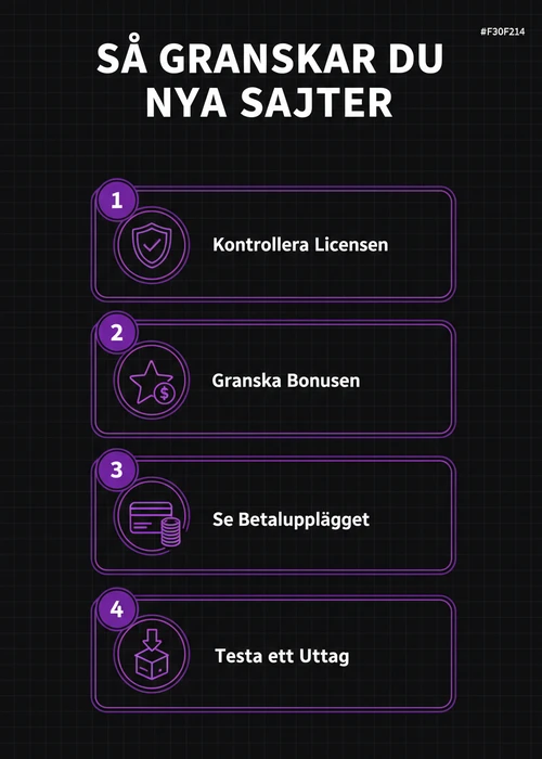 Översikt över nya utländska casinon med olika licenser och bonusar